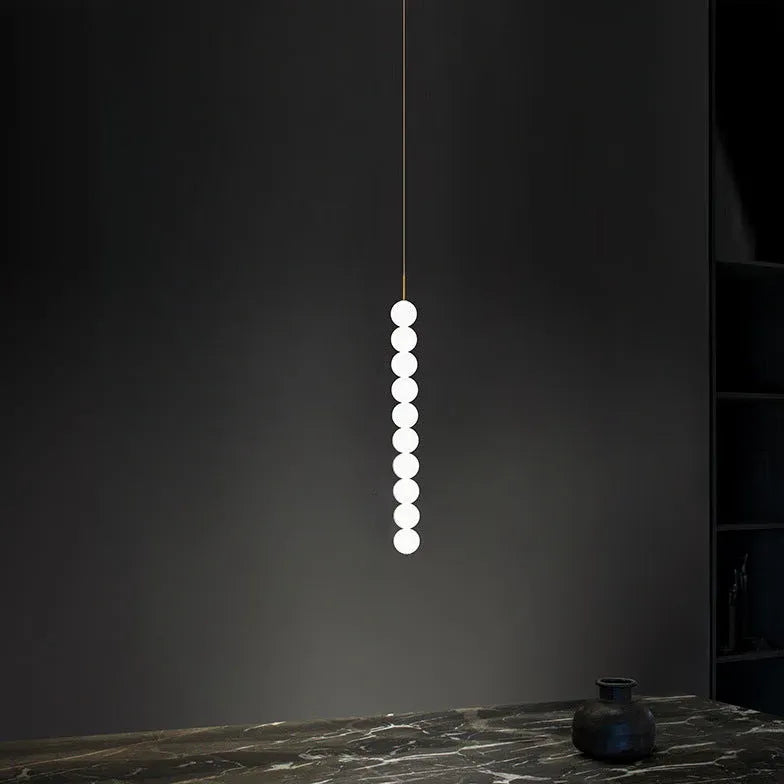 Lampadario a sospensione Bianco Sfere Moderne - clowasit.com