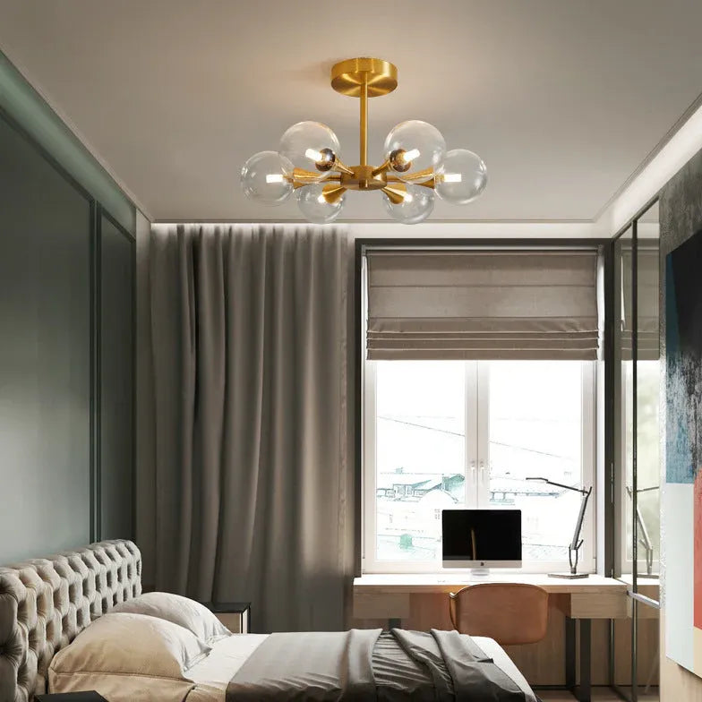 Lampadari a sfera bianchi design elegante - clowasit.com