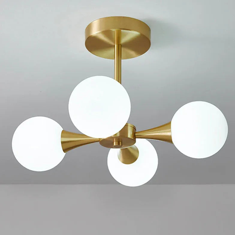 Lampadari a sfera bianchi design elegante - clowasit.com