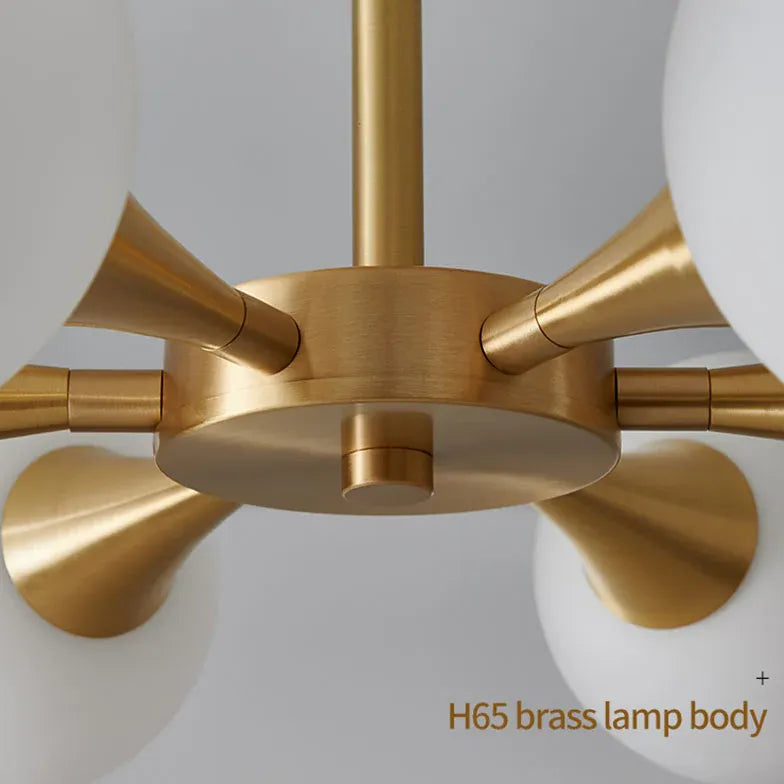 Lampadari a sfera bianchi design elegante - clowasit.com