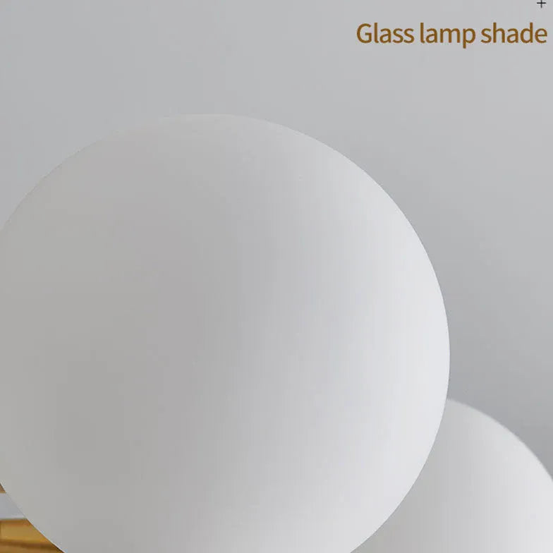 Lampadari a sfera bianchi design elegante - clowasit.com