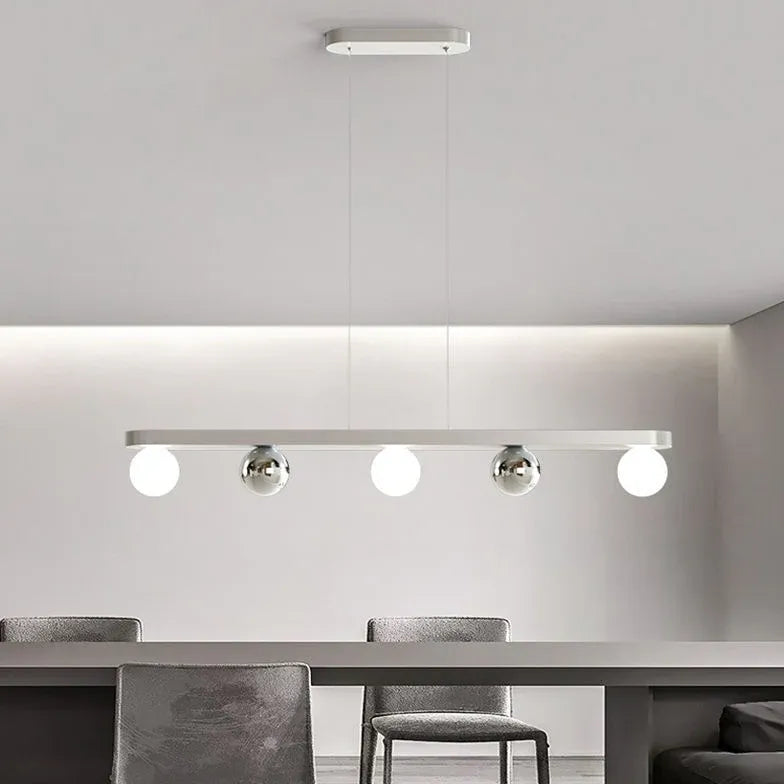 Lampadari cucina classici in argento lineare - clowasit.com