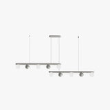Lampadari cucina classici in argento lineare - clowasit.com