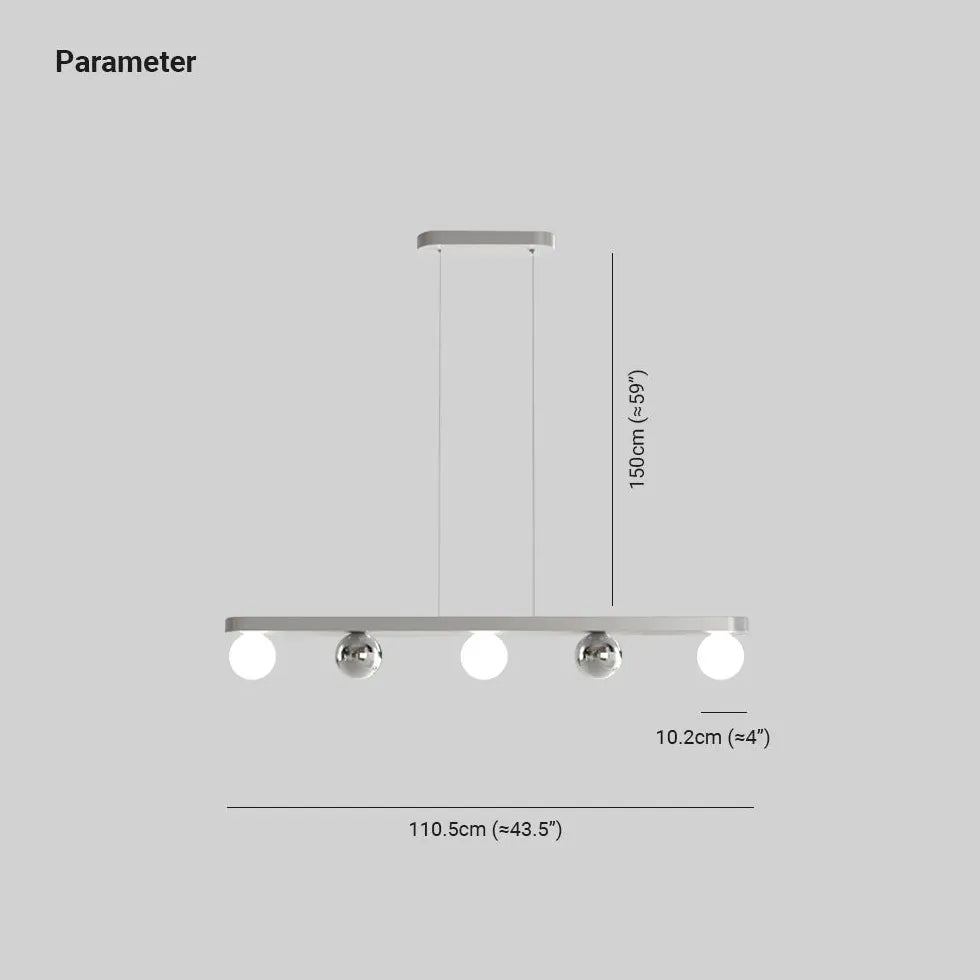 Lampadari cucina classici in argento lineare - clowasit.com