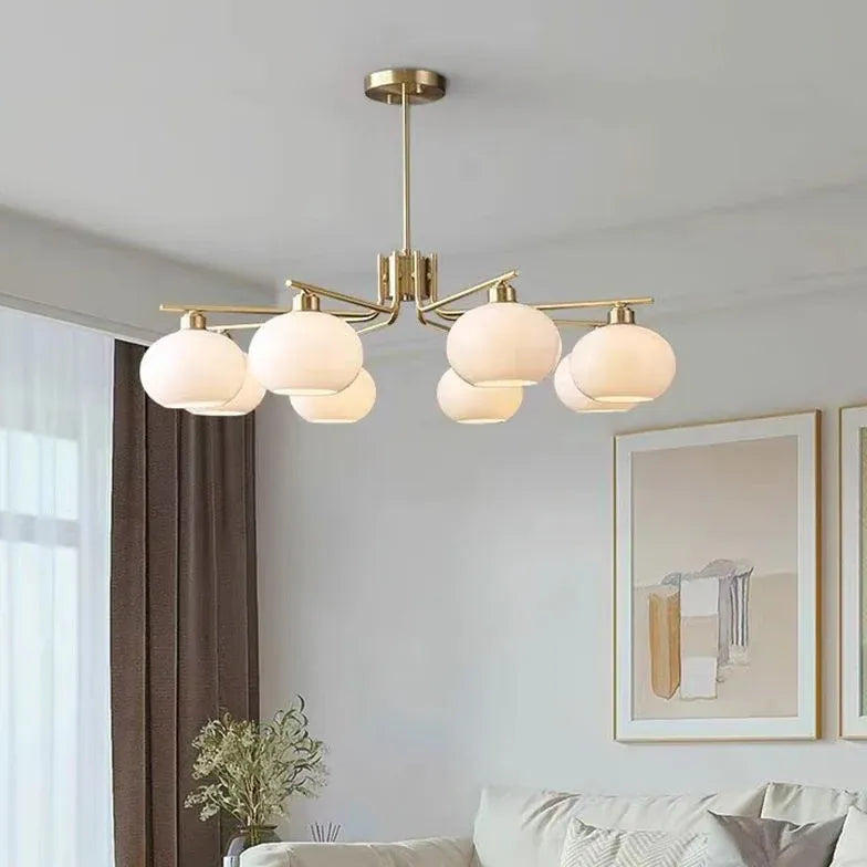 Lampadari per saloni classici in vetro multibraccio - clowasit.com