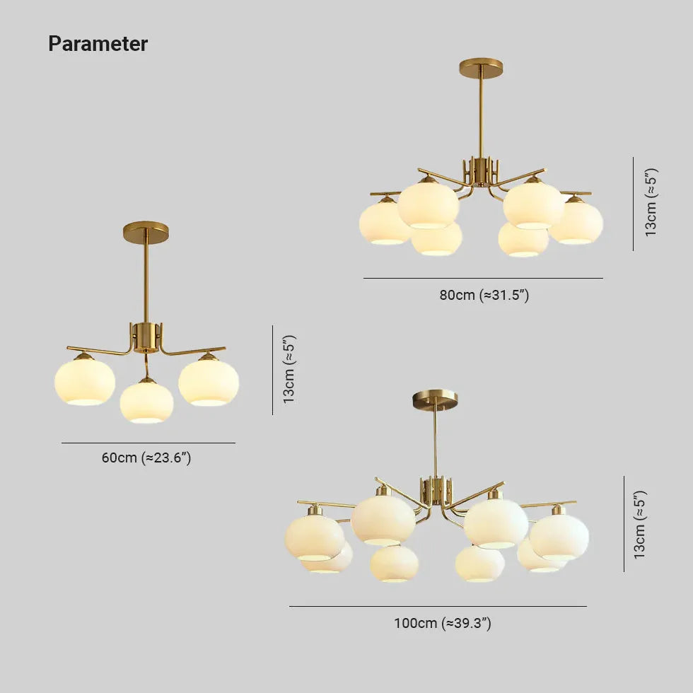 Lampadari per saloni classici in vetro multibraccio - clowasit.com