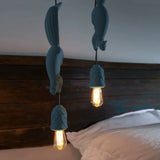 Lampadari in resina design creativo con scoiattolo - clowasit.com