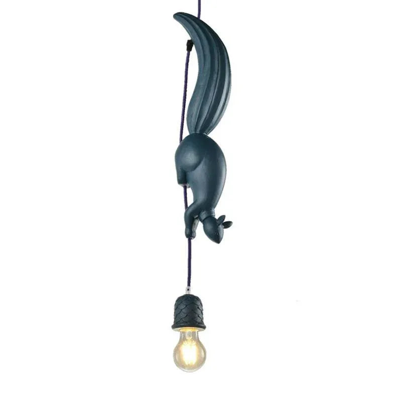 Lampadari in resina design creativo con scoiattolo - clowasit.com