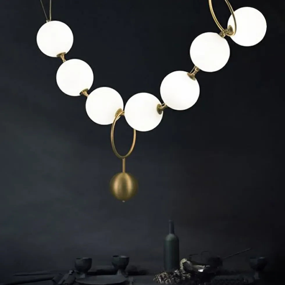 Lampadario a sfera moderno con multipli acrilici - clowasit.com