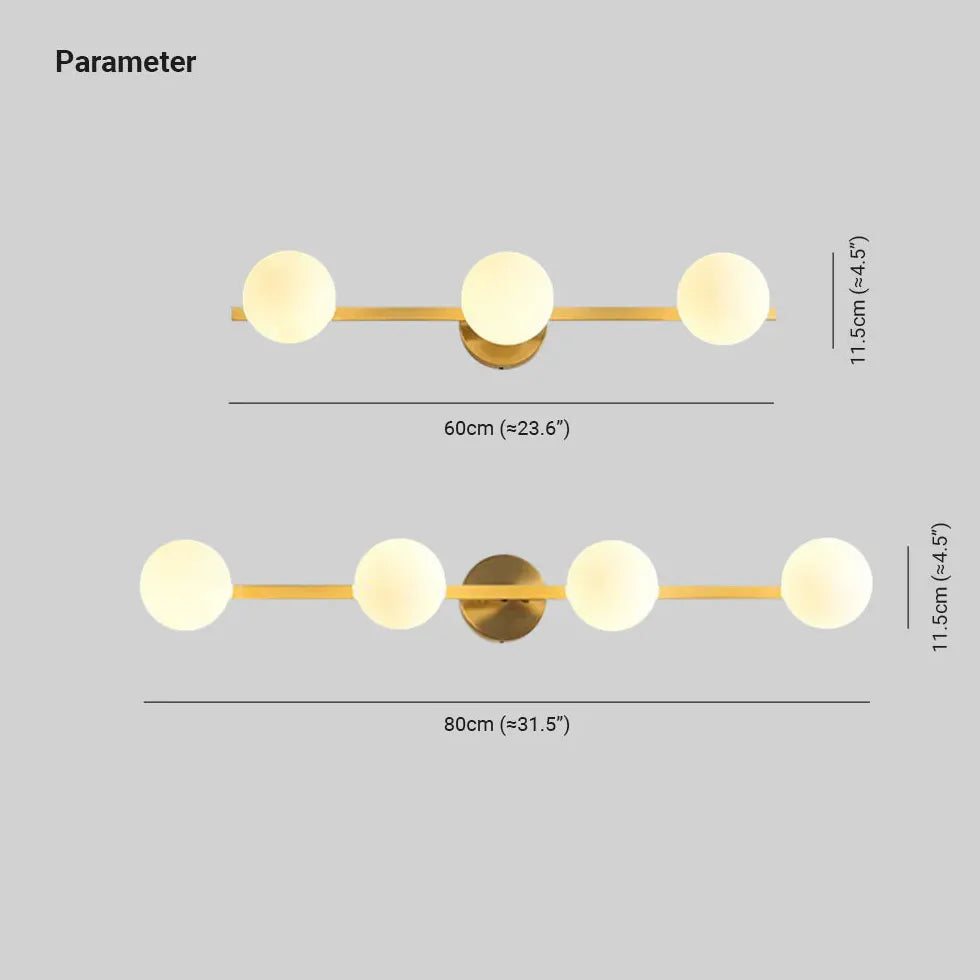 Applique da parete molta luce oro elegante - clowasit.com