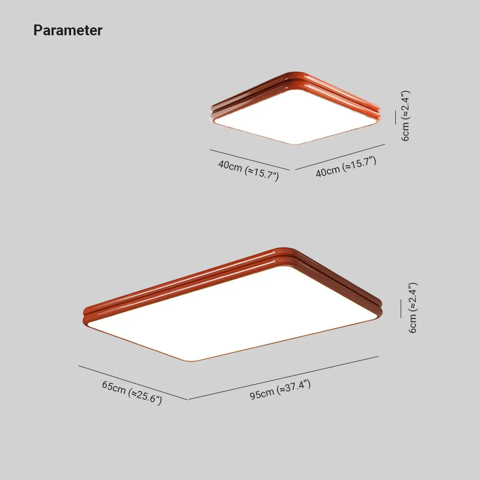 Plafoniera rettangolare led design semplice in acrilico - clowasit.com