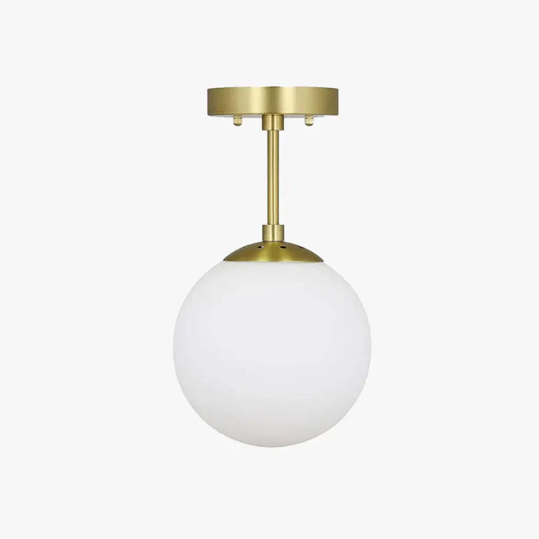Lampadario a sospensione sfere vetro bianco minimalista - clowasit.com