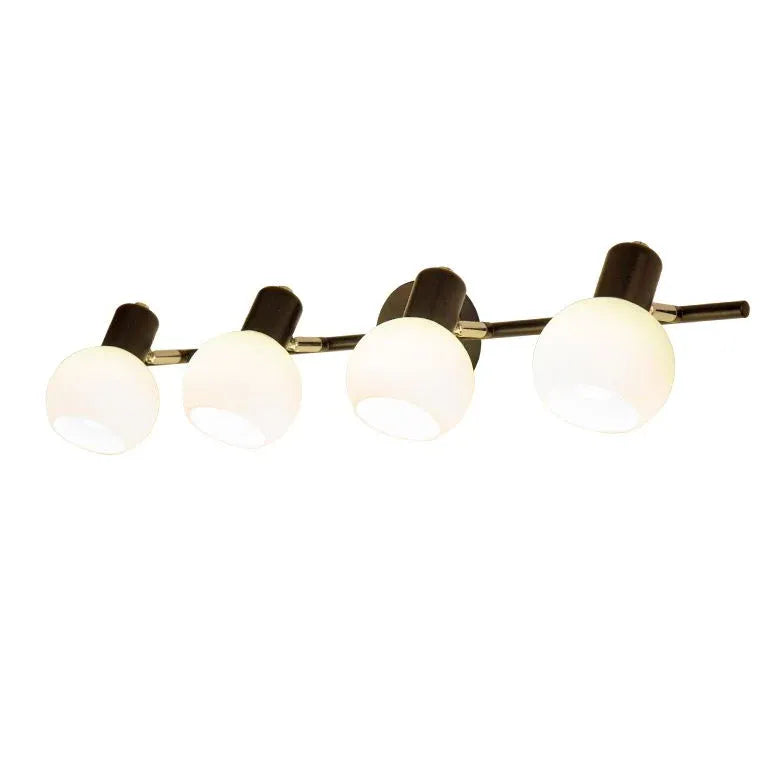 Faretti Tesate Bianco Vetro Rotondo Semplice - clowasit.com