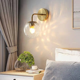 Applique lampada da parete vetro trasparente - clowasit.com