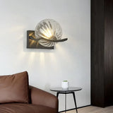 Applique luci da parete vetro ondulato - clowasit.com