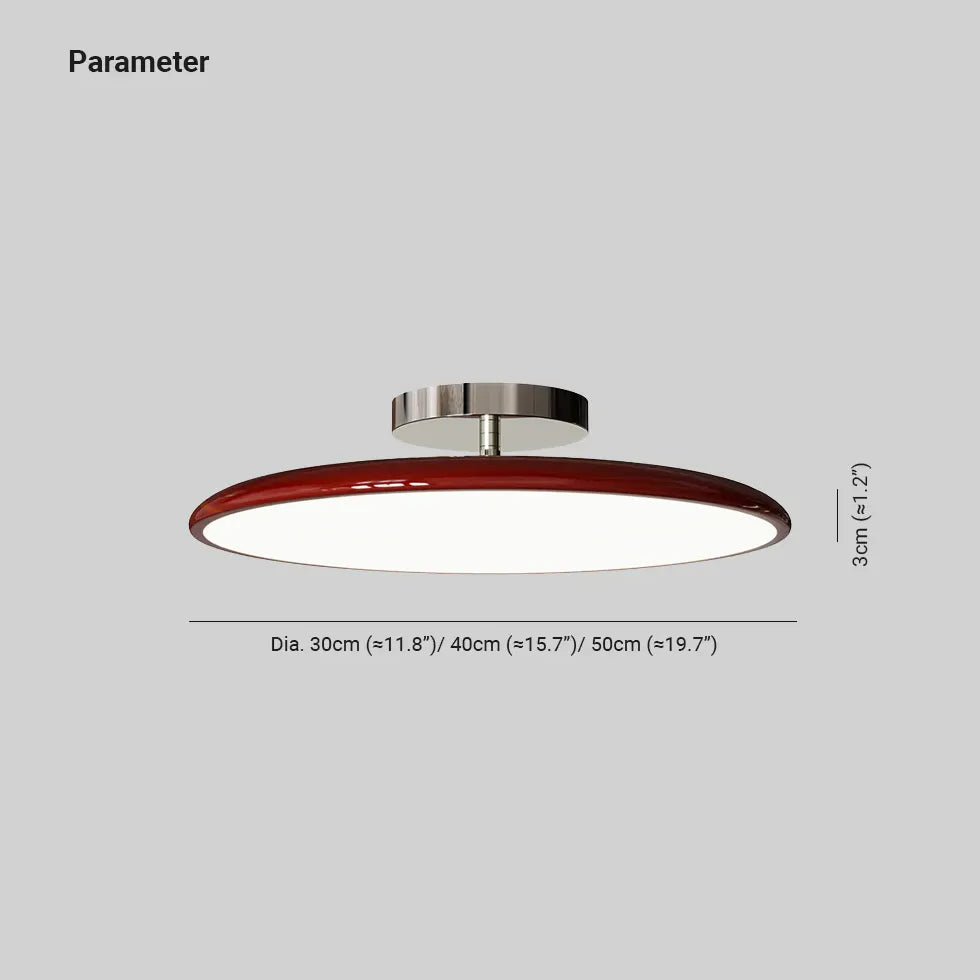 Plafoniera led rotonda 30 cm in acrilico - clowasit.com
