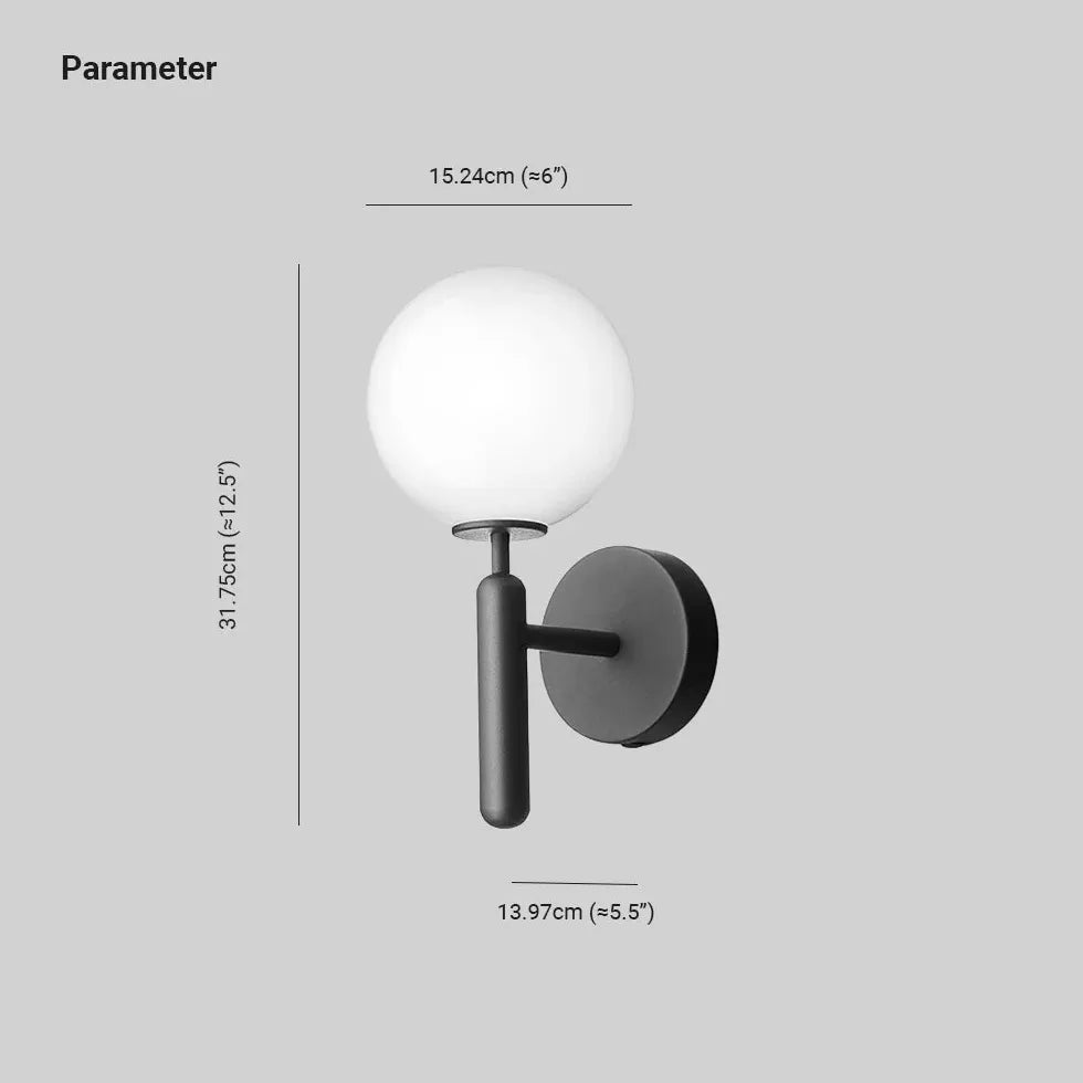 Paralume in Vetro per Applique Bianco Moderno - clowasit.com