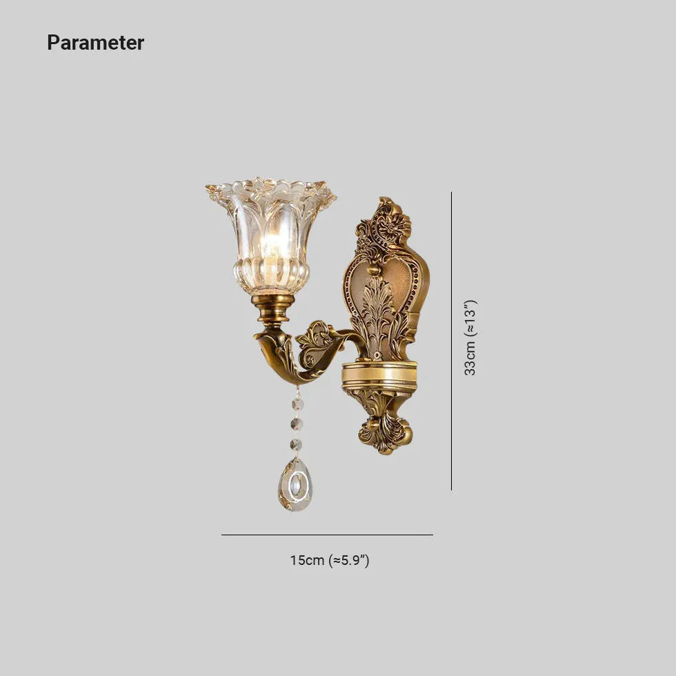 Applique eleganti da parete in ottone - clowasit.com