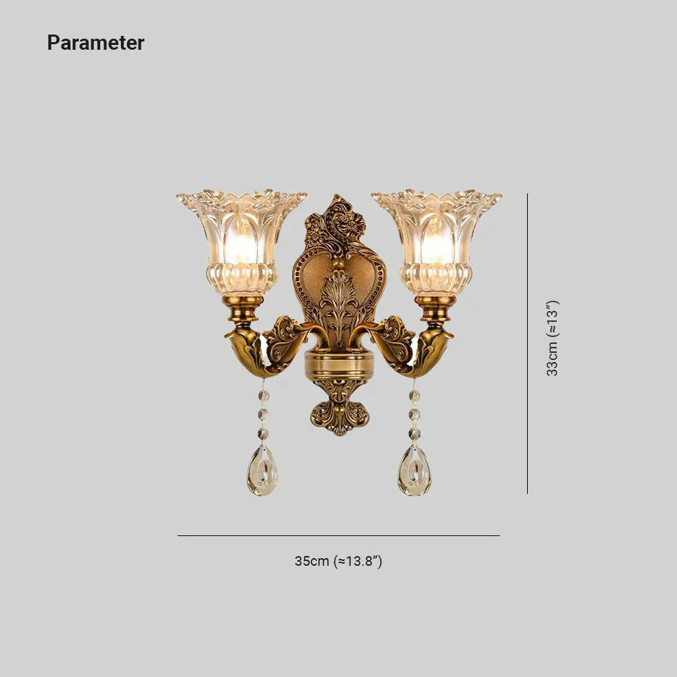 Applique eleganti da parete in ottone - clowasit.com