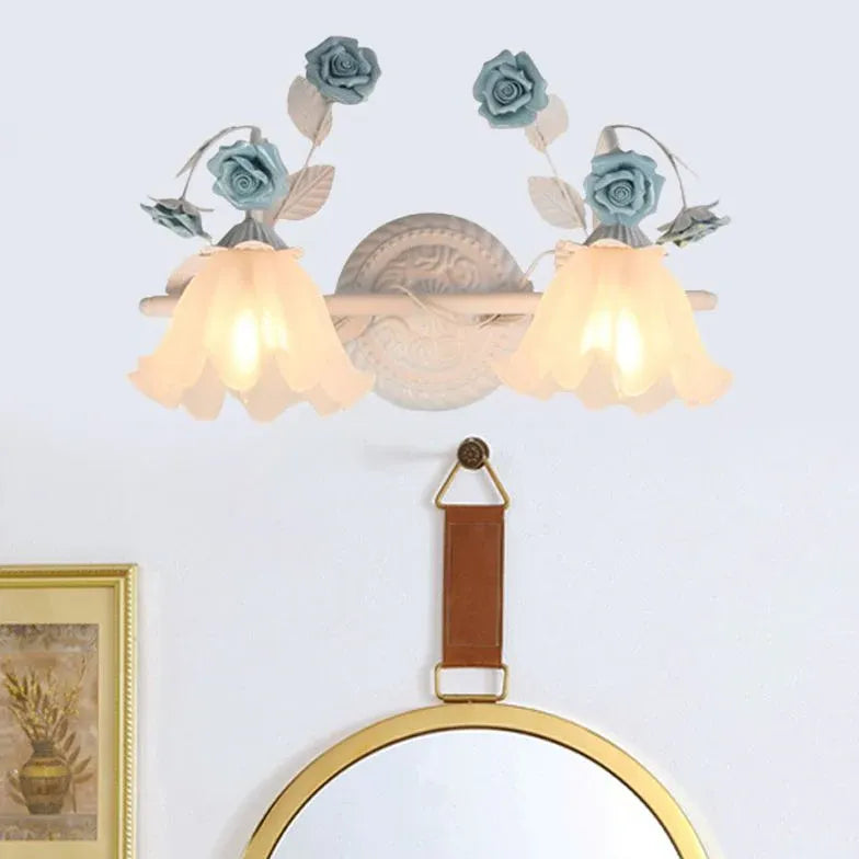 Applique da parete bagno moderno con rose - clowasit.com