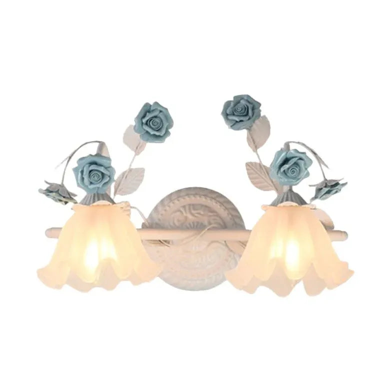Applique da parete bagno moderno con rose - clowasit.com