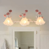 Applique da parete bagno moderno con rose - clowasit.com