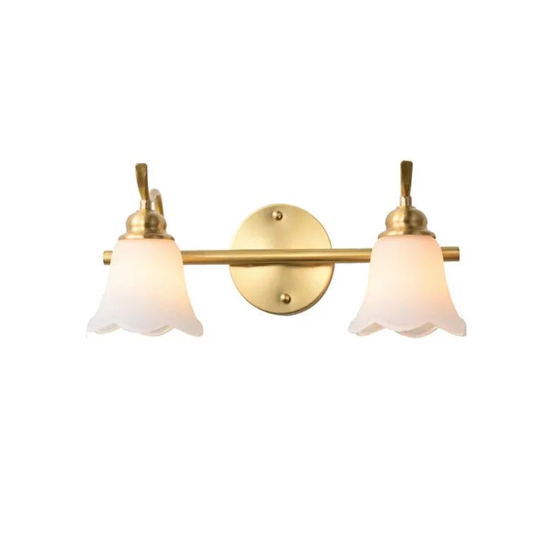 Applique da parete oro per bagno fiorito - clowasit.com