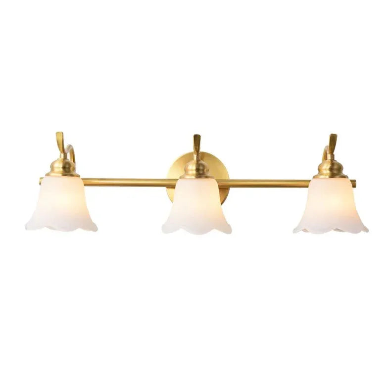 Applique da parete oro per bagno fiorito - clowasit.com