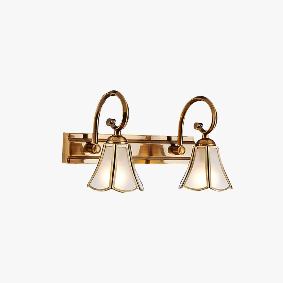 Lampade da specchio dorate per il bagno - clowasit.com