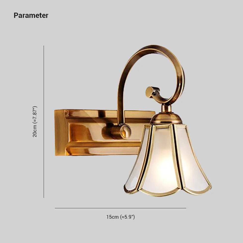 Lampade da specchio dorate per il bagno - clowasit.com