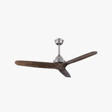 Ventilatore a soffitto lampadario Legno tre foglie - clowasit.com