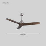 Ventilatore a soffitto lampadario Legno tre foglie - clowasit.com