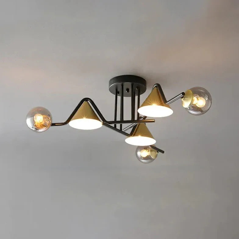 Lampadari moderni di grandi dimensioni Design geometrico - clowasit.com