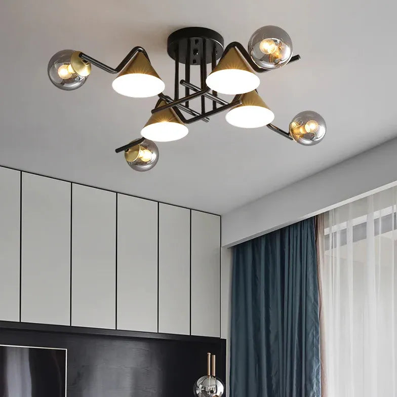 Lampadari moderni di grandi dimensioni Design geometrico - clowasit.com