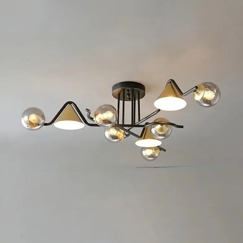 Lampadari moderni di grandi dimensioni Design geometrico - clowasit.com