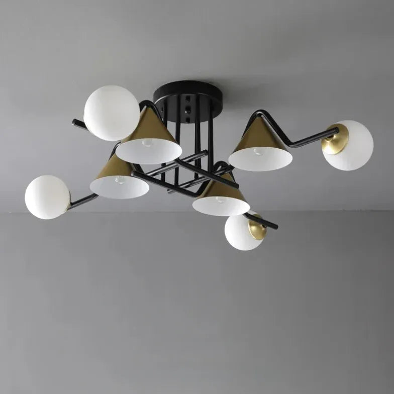 Lampadari moderni di grandi dimensioni Design geometrico - clowasit.com