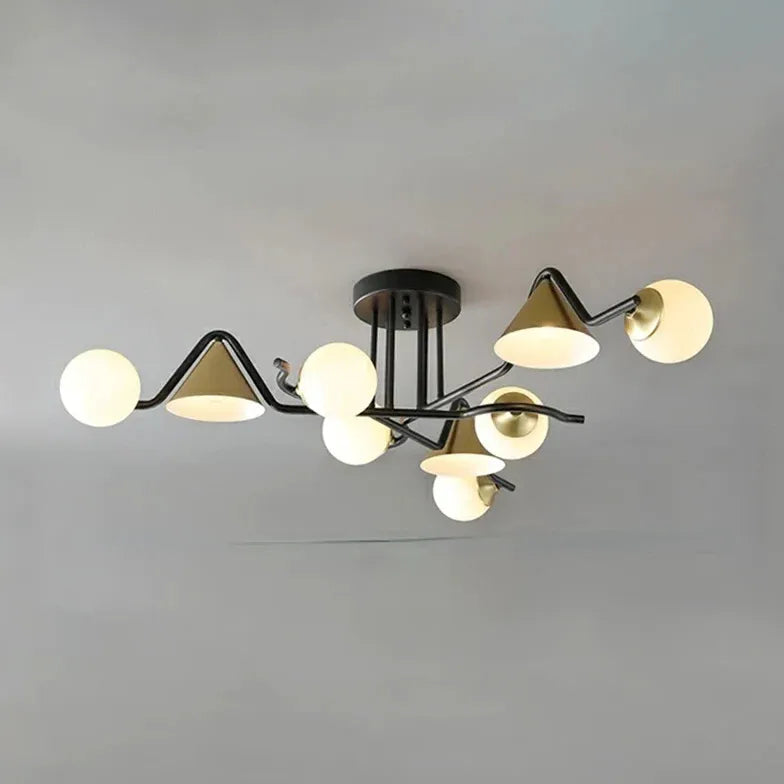 Lampadari moderni di grandi dimensioni Design geometrico - clowasit.com