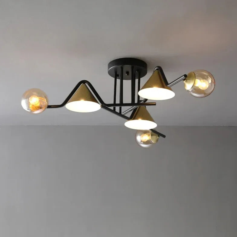Lampadari moderni di grandi dimensioni Design geometrico - clowasit.com