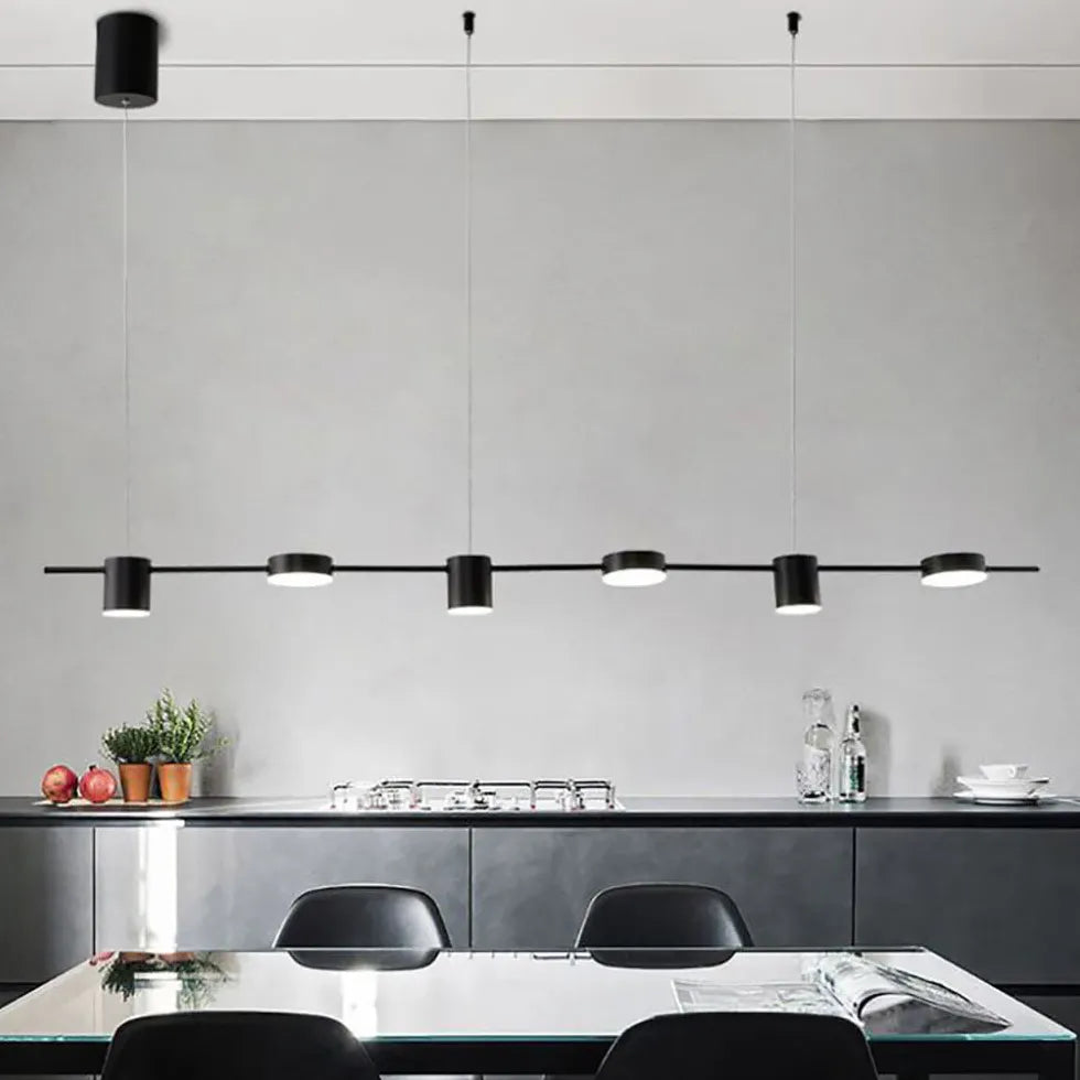 Lampadario Led Lineare per Ristorante Elegante - clowasit.com