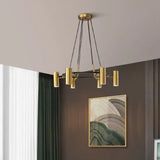 Lampadario 6 luci moderno elegante in oro - clowasit.com