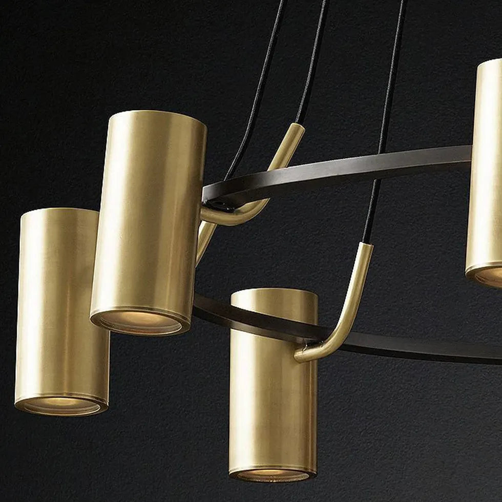 Lampadario 6 luci moderno elegante in oro - clowasit.com