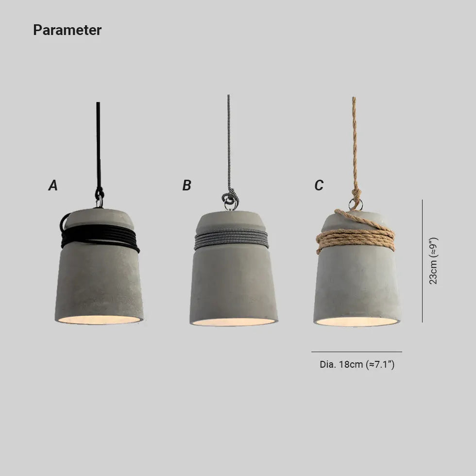 Lampadari in Cemento nell'Industria delle Corde - clowasit.com