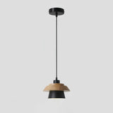 Lampadario in legno classico e metallo - clowasit.com