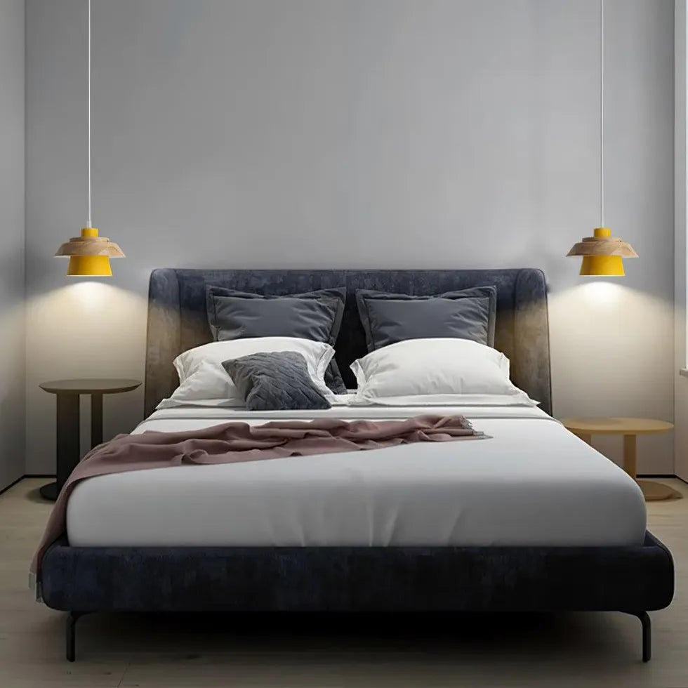 Lampadario in legno classico e metallo - clowasit.com