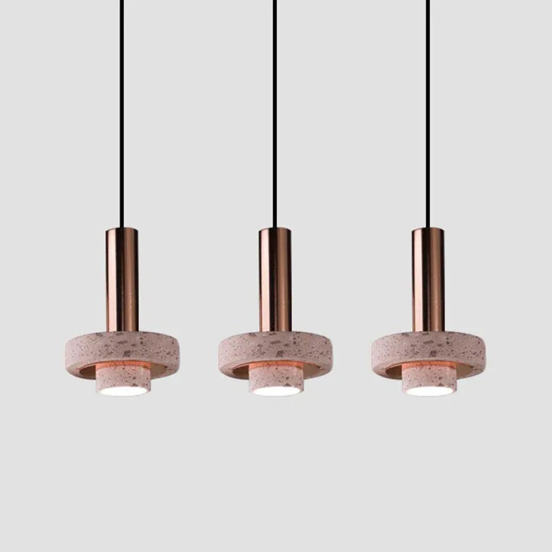 Lampadario a cilindro Design metallico moderno - clowasit.com