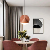 Lampadario Grigio con Texture Conica Moderna - clowasit.com