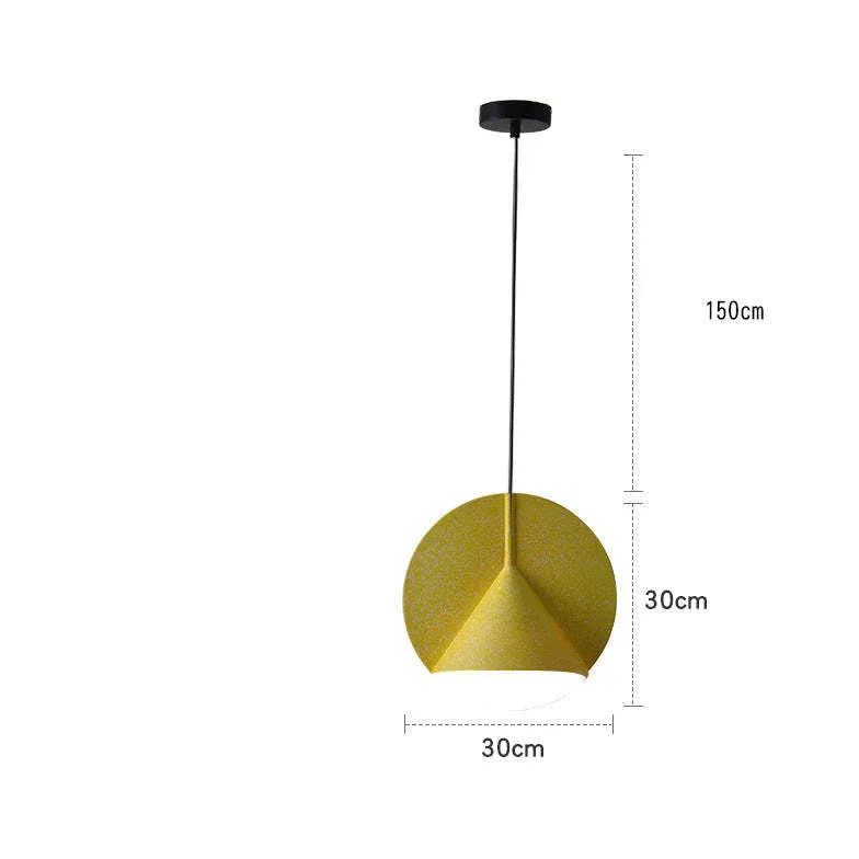 Lampadario Grigio con Texture Conica Moderna - clowasit.com