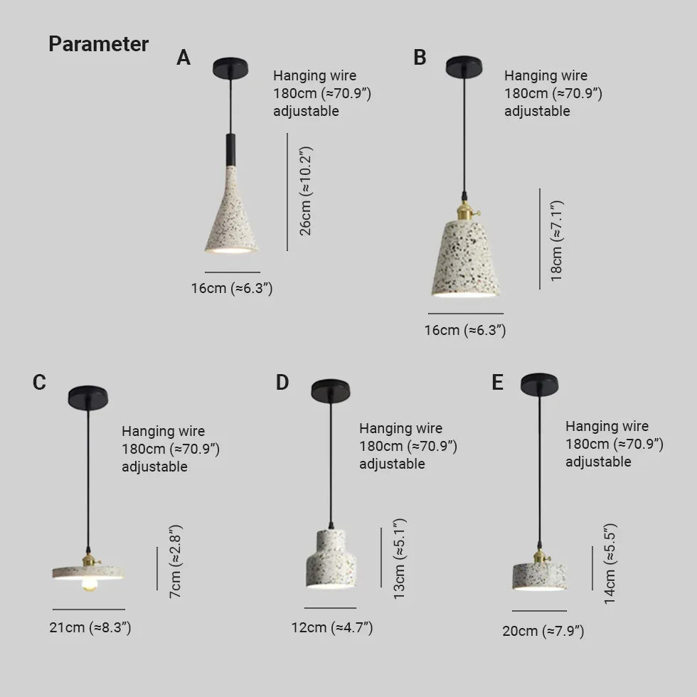 Lampadario Led Vintage In Stile Terrazzo - clowasit.com