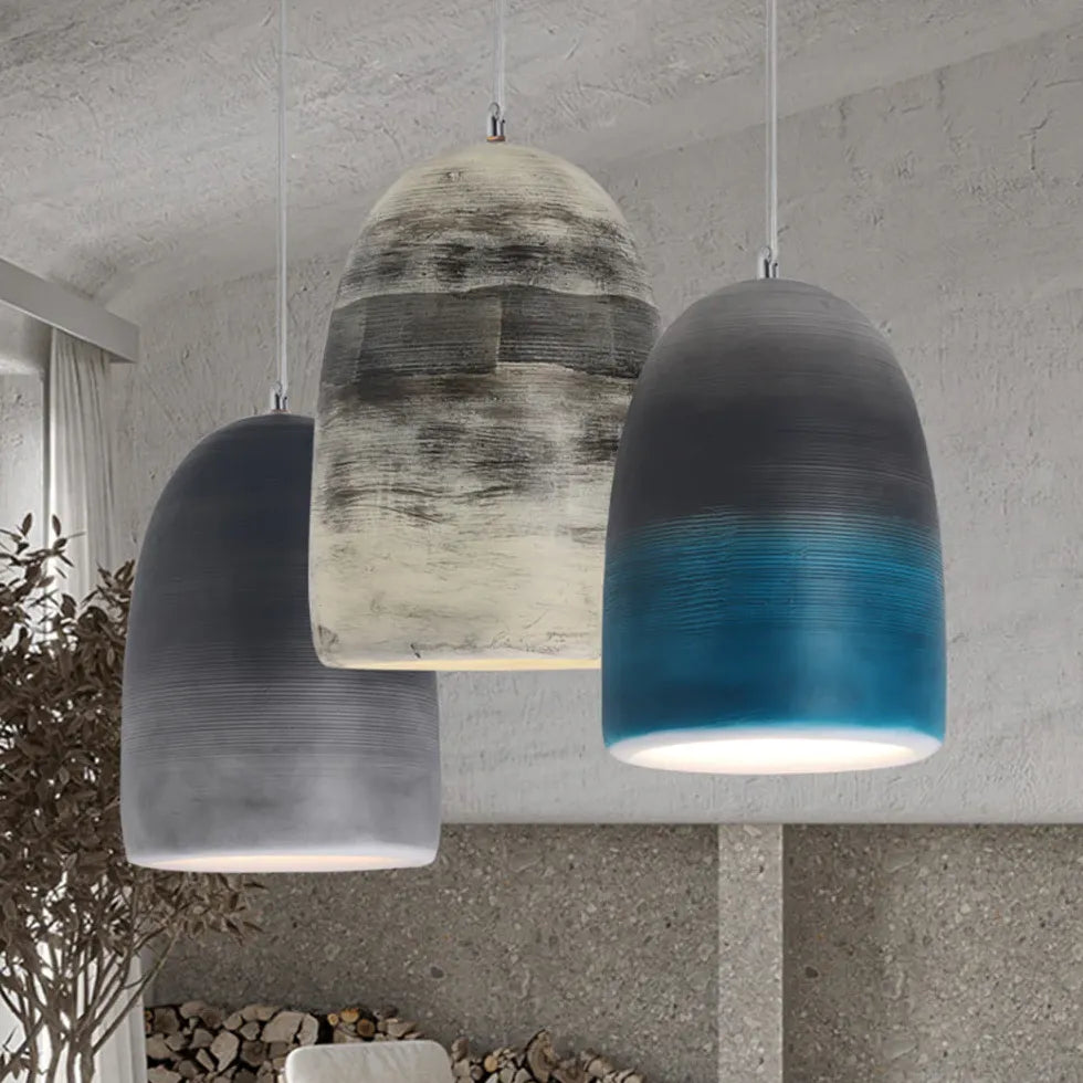Lampadario a Campana Stile Moderno e Texture - clowasit.com